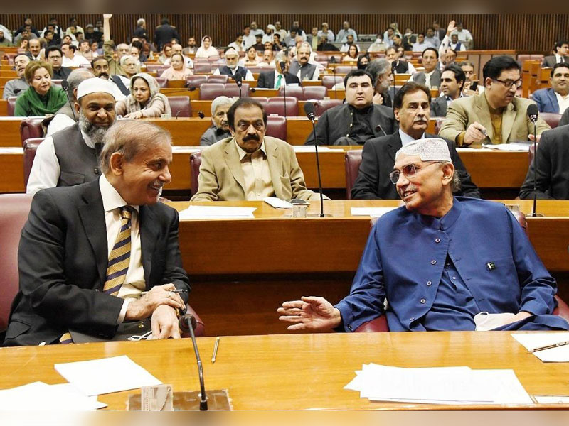 PM Shehbaz secures confidence vote with 180 MNAs