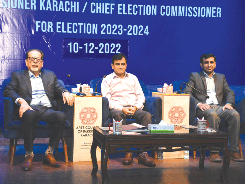 Commissioner Karachi congratulates Ahmed Shah, Ijaz Farooqi panel on being elected unopposed Commissioner Karachi congratulates Ahmed Shah, Ijaz Farooqi panel on being elected unopposed