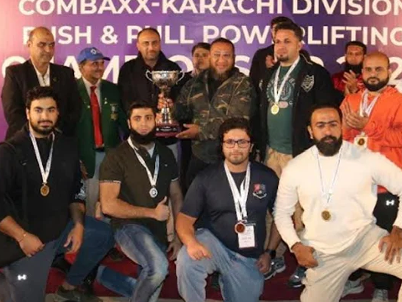 Wolf Pack Club lift title of COMBAXX Karachi Powerlifting Championship