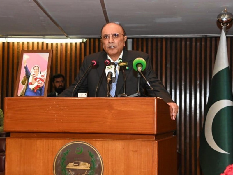 President Zardari urges collective action on climate change