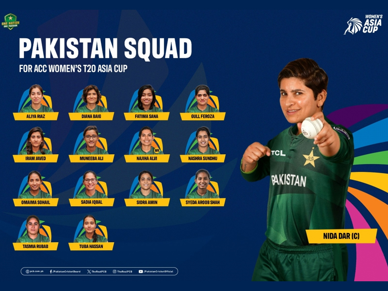 Pakistan name squad for ACC Women’s T20 Asia Cup