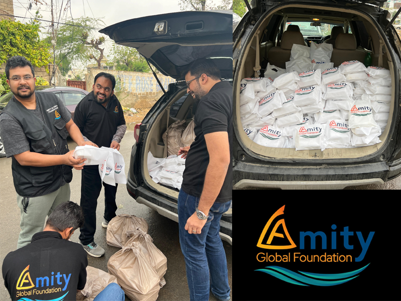 Amity Global Foundation launches ‘Food Distribution Drive’ in Interior Sindh District Sujawal