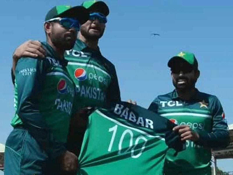Pak vs NZ: Babar Azam wears special shirt in honour of his 100th ODI