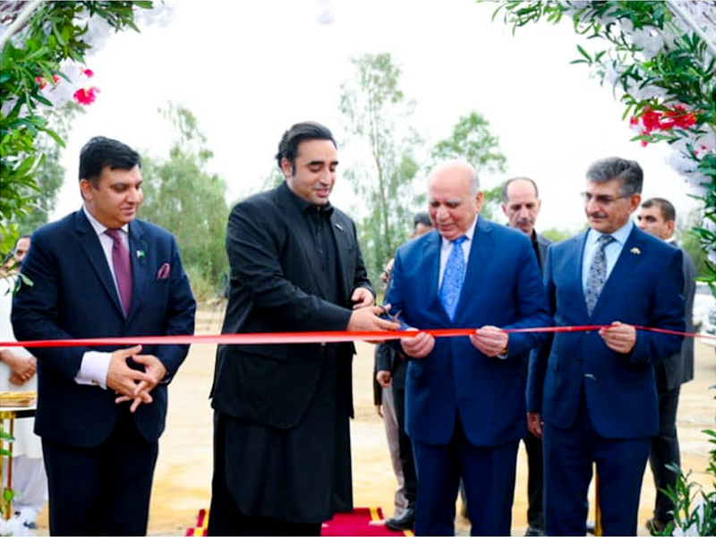 FM Bilawal lays foundation stone for new Embassy in Baghdad