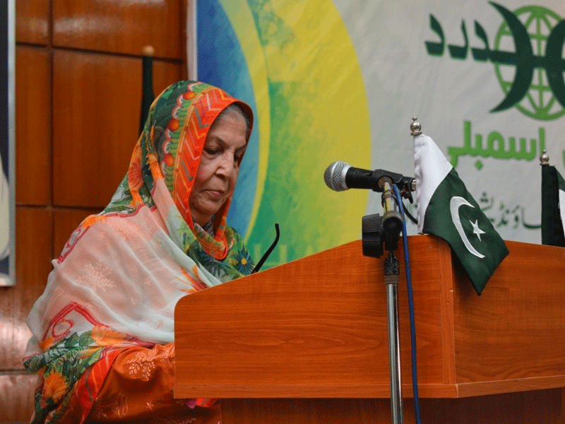Respect relies on youth intellect, says Sadia Rashid Chief Hamdard Foundation Respect relies on youth intellect, says Sadia Rashid Chief Hamdard Foundation