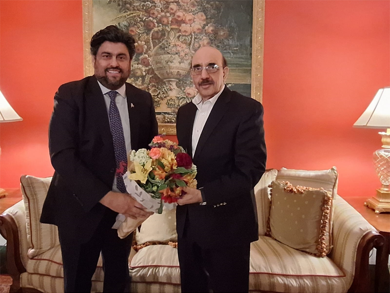 Gov Tessori visits Pakistani Embassy in Washington