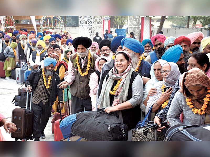 Sikh pilgrims from India join Guru Nanak’s birth anniversary celebrations