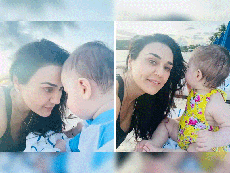 Preity Zinta writes touching birthday notes for twins Gia, Jai on first birthday Preity Zinta writes touching birthday notes for twins Gia, Jai on first birthday