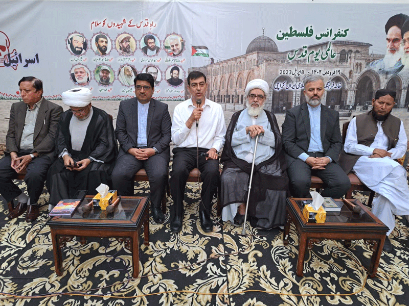 Dr Talebinia slams Israeli barbarism on Int’l Quds Day Dr Talebinia slams Israeli barbarism on Int’l Quds Day