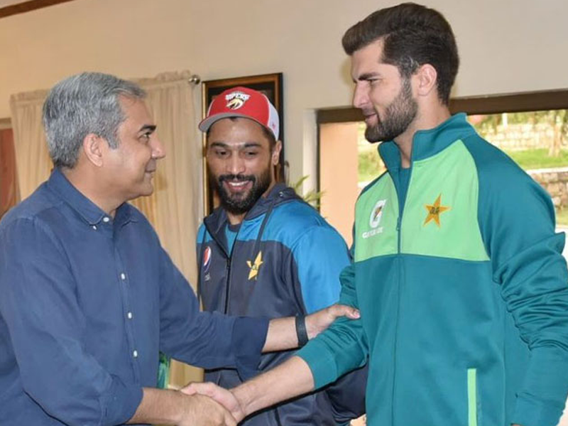 Chairman PCB Naqvi meets national players amid physical fitness camp Chairman PCB Naqvi meets national players amid physical fitness camp