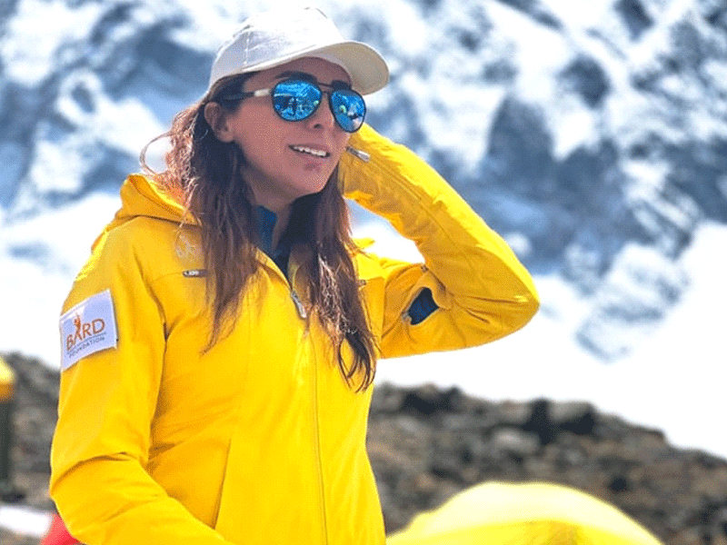 Pakistan’s Naila Kiani conquers Mount Manaslu, breaks new ground Pakistan’s Naila Kiani conquers Mount Manaslu, breaks new ground