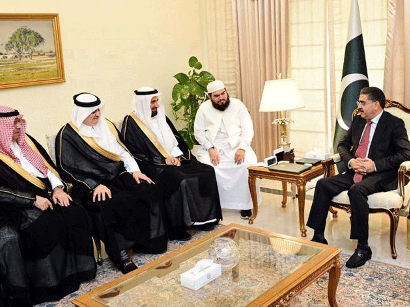 Saudi Minister, PM Kakar discuss bilateral ties