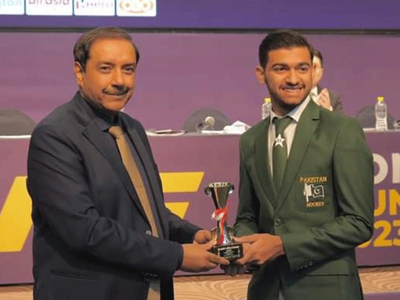 Pakistan’s Hanan Shahid claims AHF ‘Emerging player of the Year’ award