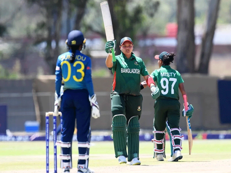Prottasha stars as Bangladesh edge Sri Lanka in U19 Women’s T20 WC