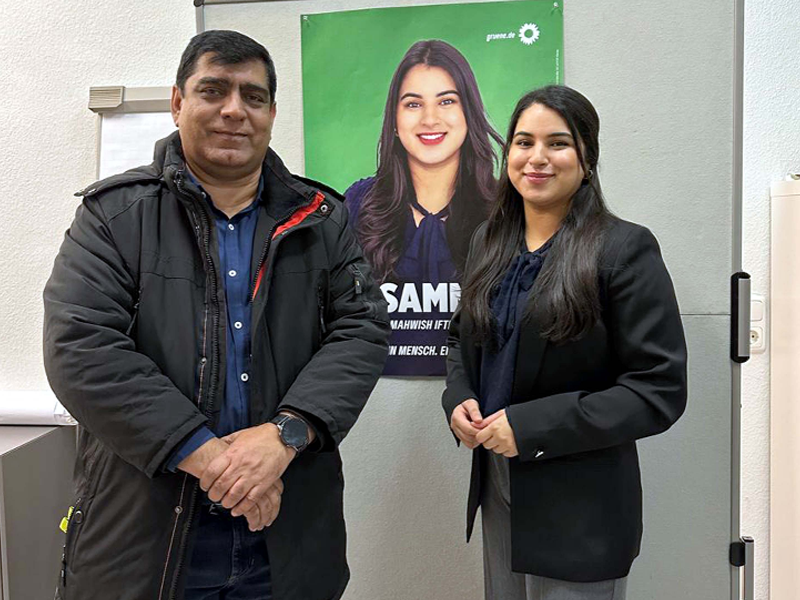 Mehwish gears-up efforts to make difference in German politics Mehwish gears-up efforts to make difference in German politics