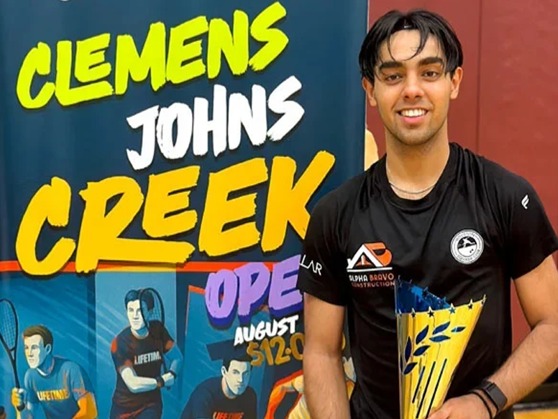 Pakistan's Ashab Irfan secures Johns Creek Open squash title in US Pakistan's Ashab Irfan secures Johns Creek Open squash title in US