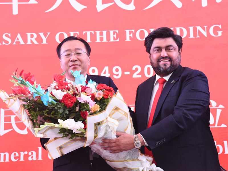 Tessori attends 75th anniversary celebration of People's Republic of China Tessori attends 75th anniversary celebration of People's Republic of China