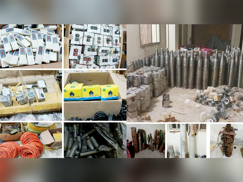 Security Forces recovers huge cache of arms, ammunition in IBO in Chaman, Balochistan: ISPR