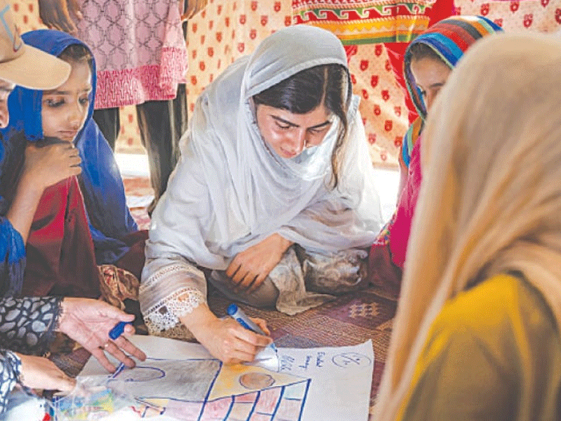 Malala Yousufzai in Pakistan to help flood victims Malala Yousufzai in Pakistan to help flood victims