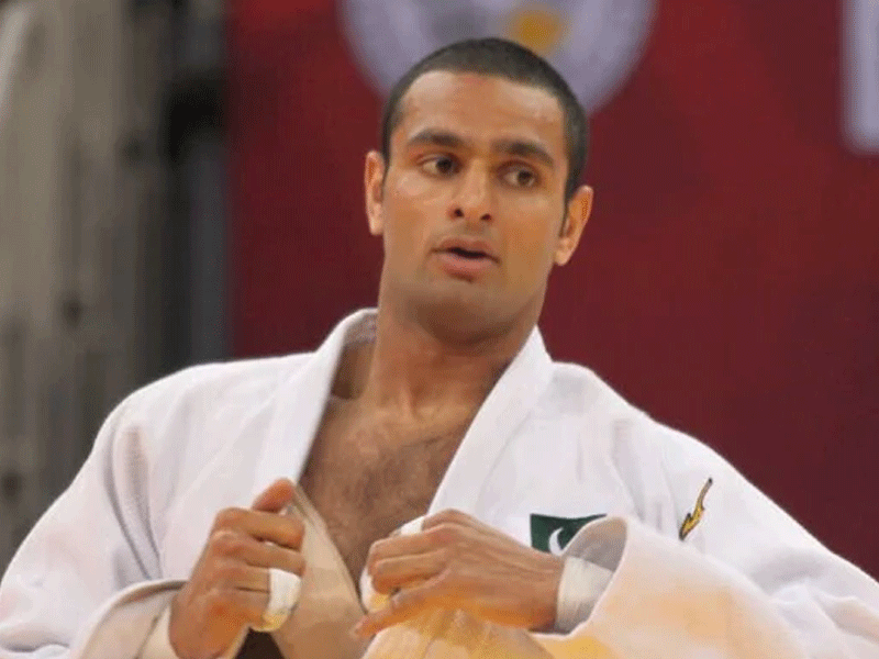 Judoka Sabir Shah wins gold medal in 10 seconds