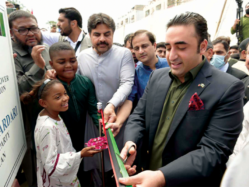 Bilawal Bhutto inaugurates Zia Moheyddin Flyover at Johar Chowrangi Bilawal Bhutto inaugurates Zia Moheyddin Flyover at Johar Chowrangi
