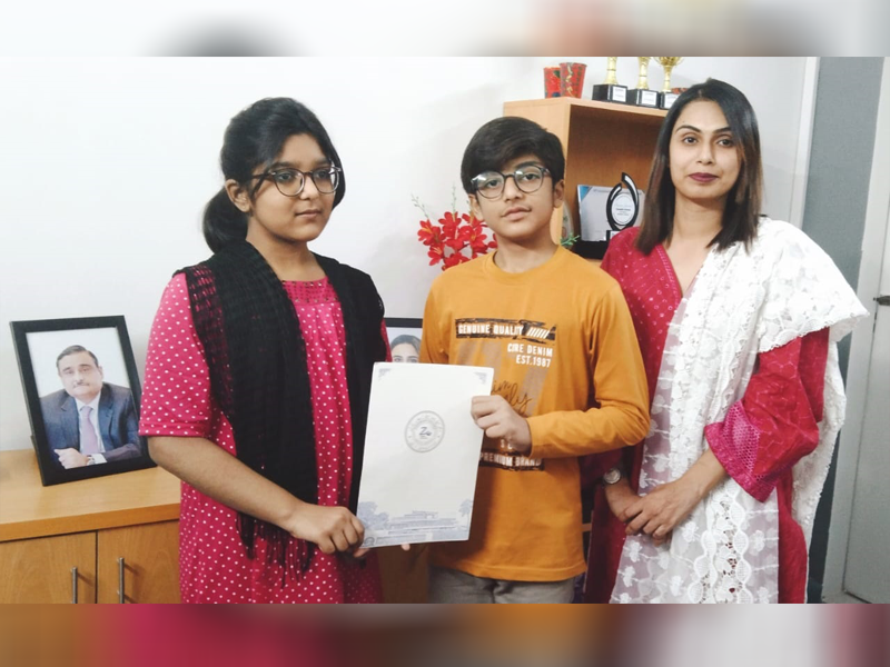 'Ayan, Anabia enroll in Ziauddin School under Dr. Asim Hussain's guidance' 'Ayan, Anabia enroll in Ziauddin School under Dr. Asim Hussain's guidance'