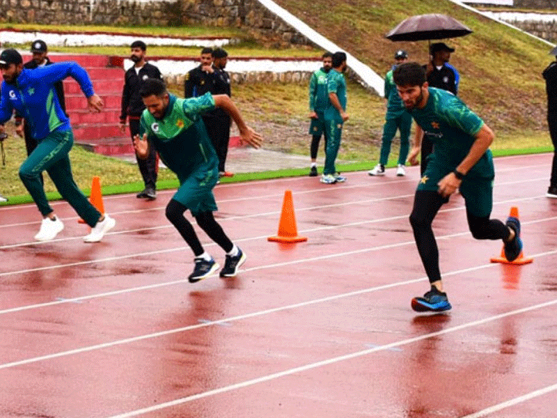 Pakistan players kick off training in fitness camp at Kakul Pakistan players kick off training in fitness camp at Kakul