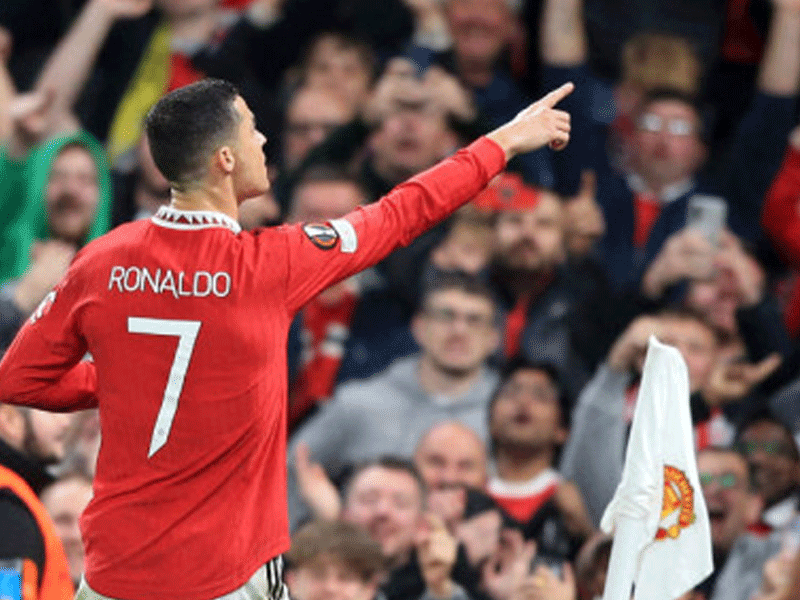 Ronaldo scores on United return