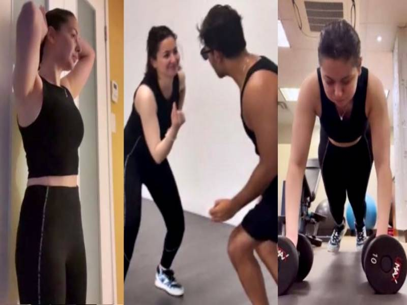Hania's latest boxing video goes viral Hania's latest boxing video goes viral