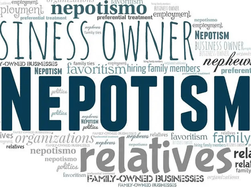 NEPOTISM-FAVOURITISM relationship