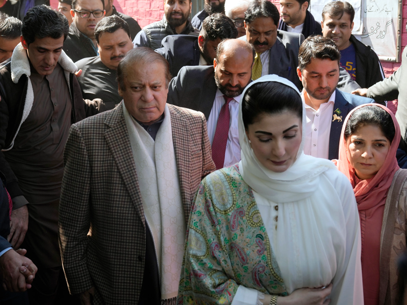 Nawaz Sharif casts vote Lahore’s Model Town Nawaz Sharif casts vote Lahore’s Model Town