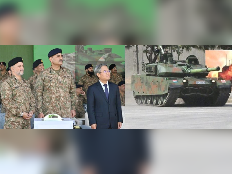 COAS Munir attends HAIDER Tank rollout ceremony at HIT