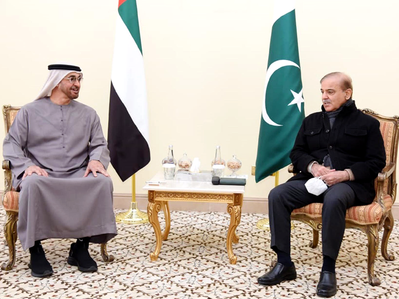 PM Shehbaz, UAE President reaffirm resolve to boost bilateral ties
