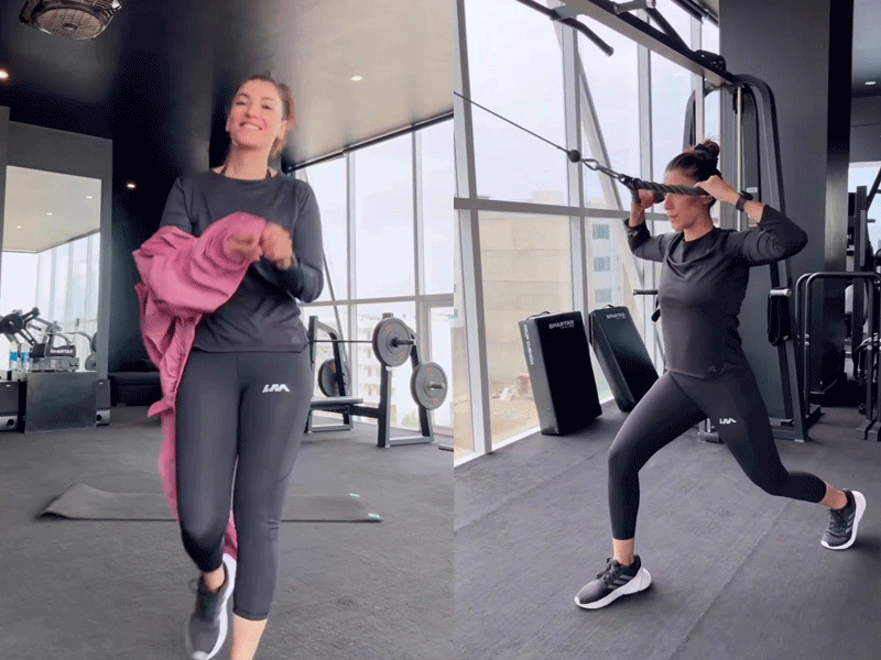 Navin shares intense workout routine Navin shares intense workout routine