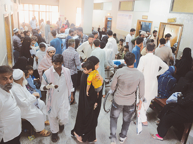 Tessori displeases over poor health, sanitation in Abbasi Shaheed Hospital