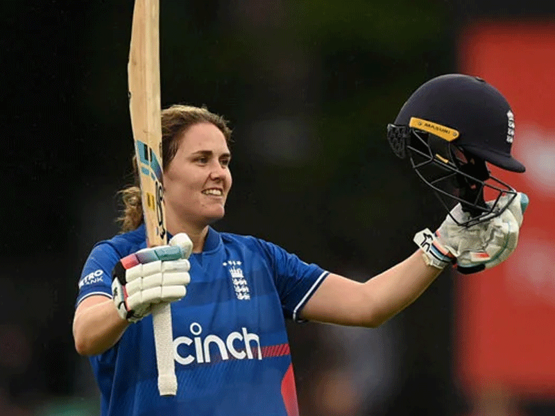 England's Nat Sciver-Brunt scores historic century during her 100th ODI England's Nat Sciver-Brunt scores historic century during her 100th ODI
