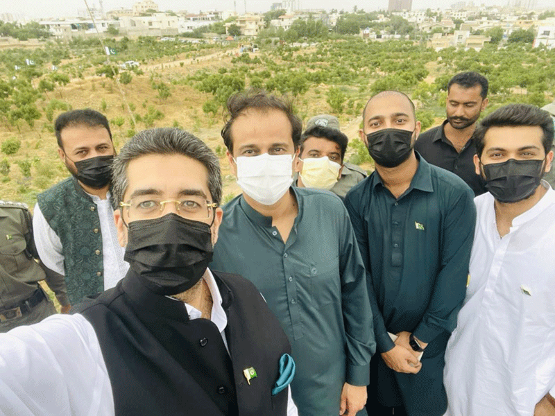 Administrator Murtaza Wahab inaugurates power project at Kidney Hill Park Administrator Murtaza Wahab inaugurates power project at Kidney Hill Park
